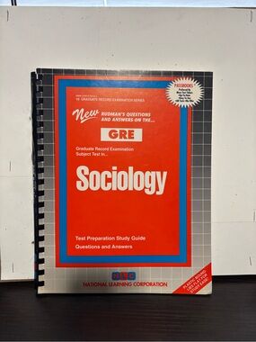 Sociology GRE Study Guide